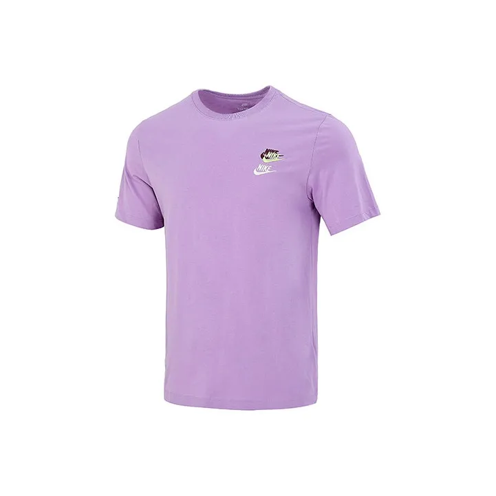 Nike T Shirts Men Purple-0