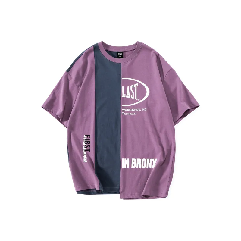 Everlast T-Shirt Unisex Dark Gray Purple-0