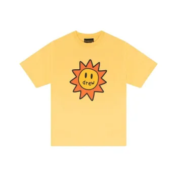 Drew House SS23 T Shirt Unisex Yellow