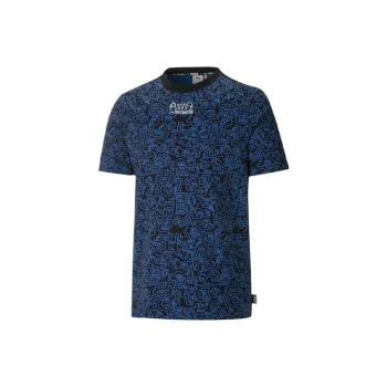 PUMA x Mr Doodle T Shirt Men's Blue