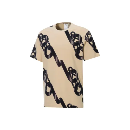 PUMA x Pronounce Unisex Graphic Tee Set in Sleeve T Shirt Men's Khaki