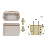 [Beige Exclusive]Beige Fleece Liner+Ecru Abrasion-Resistant Buckle *Comes with Metal Protective Ring