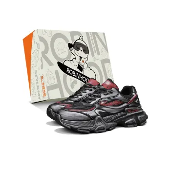 ROBINHOOD Cushioning Anti Slip And Wear Resistant Support Low Top Chunky Sneakers Men's Box