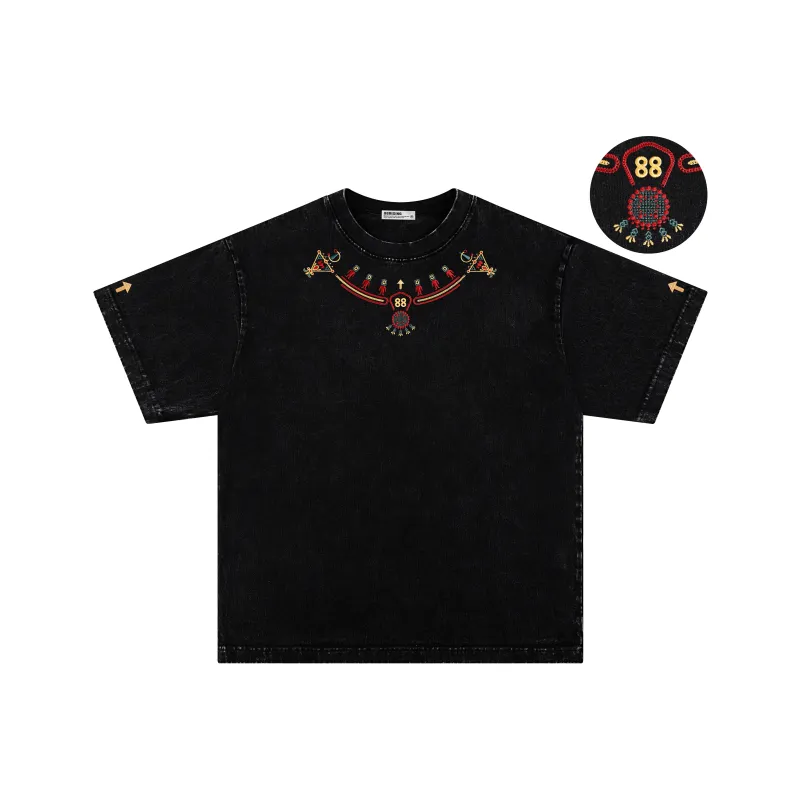88rising Origin Collection T Shirt Unisex Jet Black-0