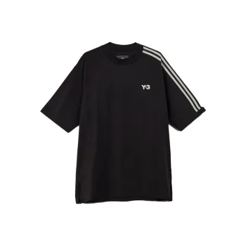 Y 3 Logo print Cotton T shirt