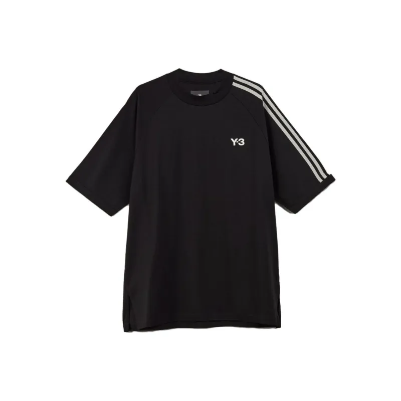 Y 3 Logo print Cotton T shirt-0