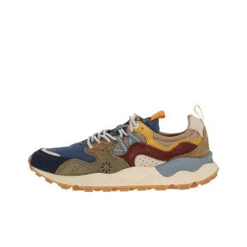 FLOWER MOUNTAIN Yamano 3 Low Top Casual Shoes Men's Blue Army Green