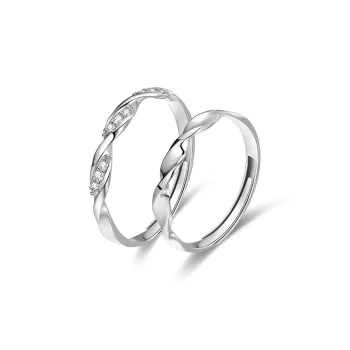 FBRUE 925 Sterling Silver Rings Unisex