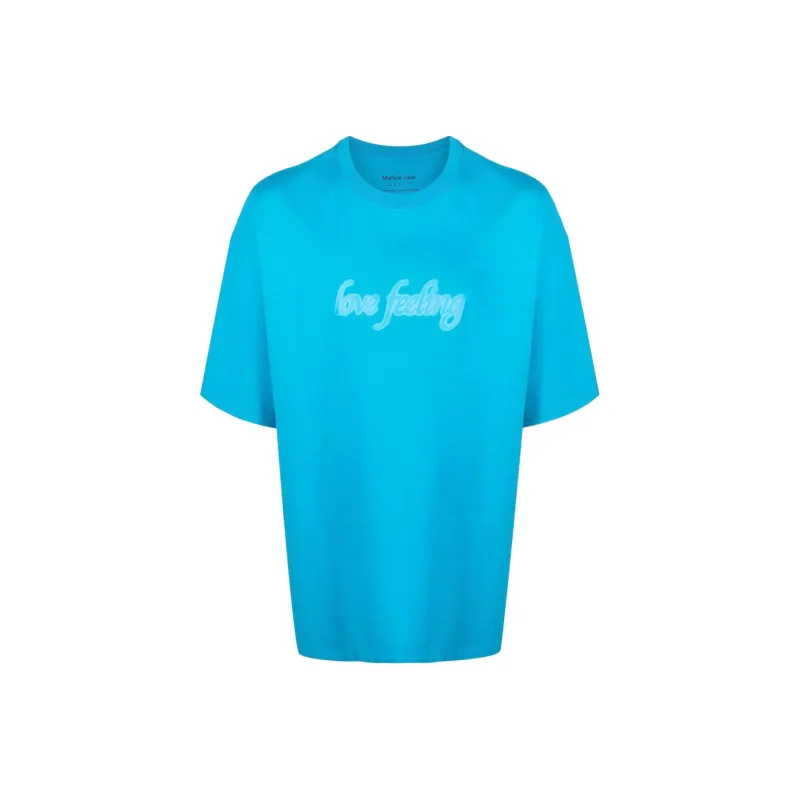 Martine Rose T Shirts Men Blue-0