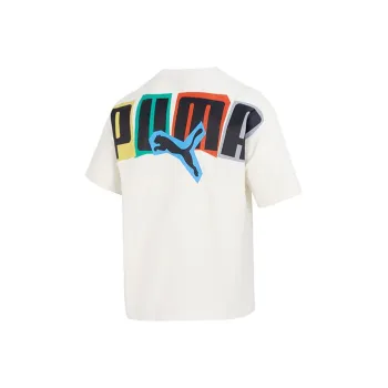 PUMA Set in Sleeve T Shirt Men's Ivory