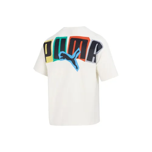 PUMA Set in Sleeve T Shirt Men's Ivory