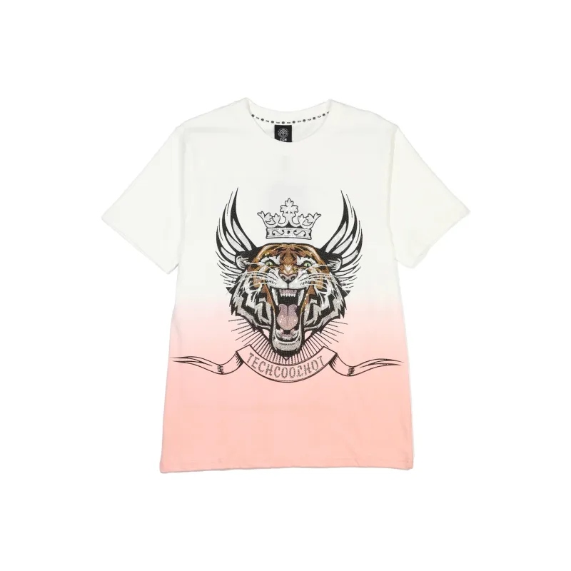 TCH T Shirts Unisex White Silver Label-0