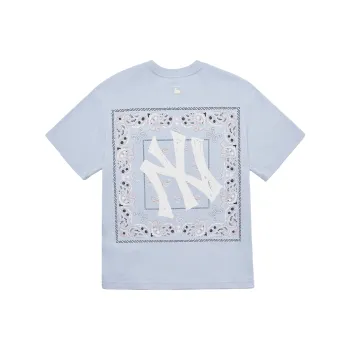 MLB New York Yankees T Shirts Unisex Light Blue