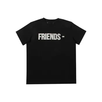 VLONE Big Logo Series T Shirts Unisex Black