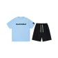 Arctic Ice Blue Top+Black Pants