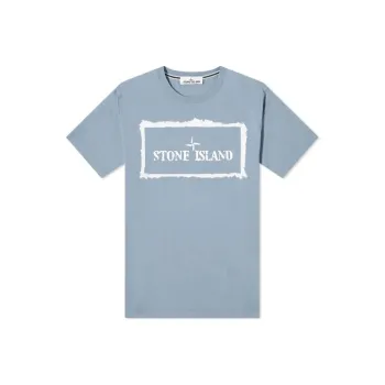 STONE ISLAND T Shirts Men Blue