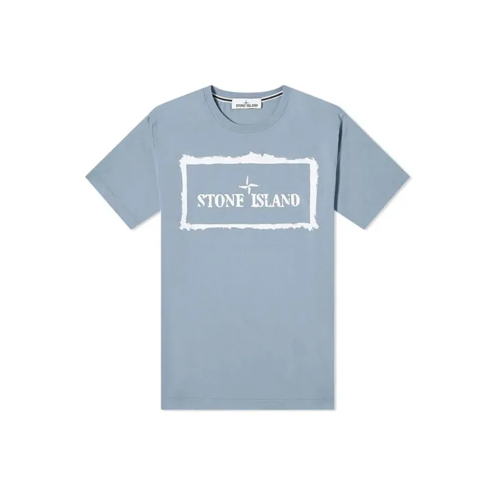 STONE ISLAND T Shirts Men Blue-0