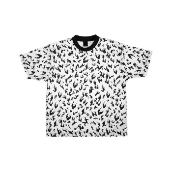 LVXWA Straight T Shirt Unisex White