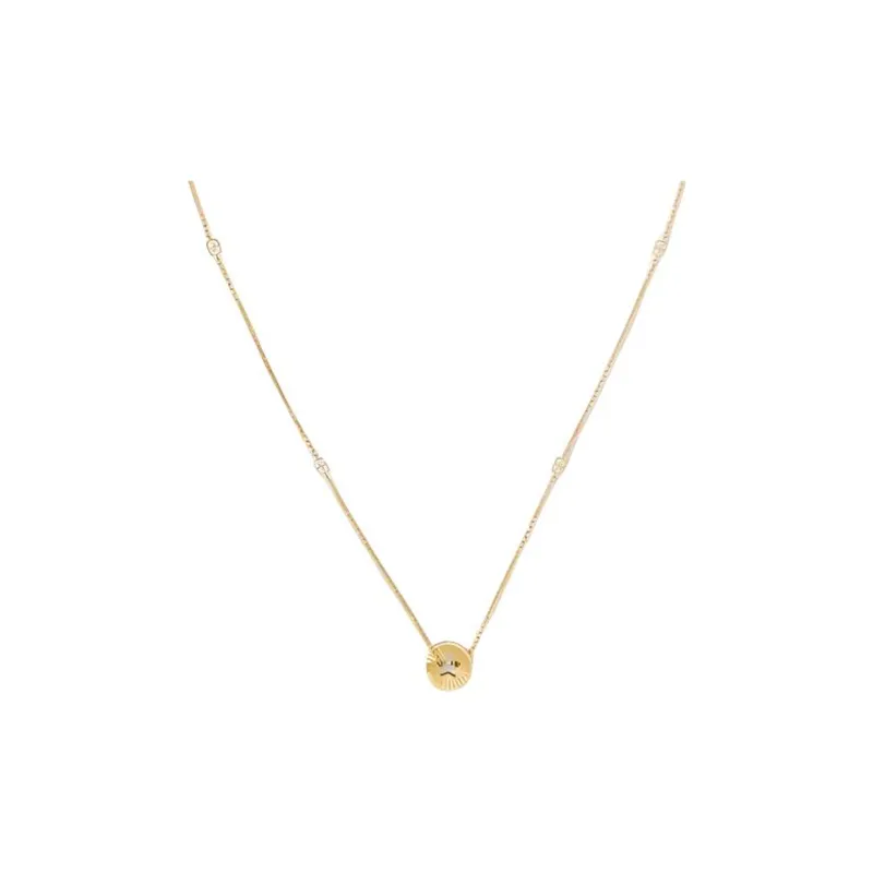 GUCCI 18kt Yellow Gold Icon Star Necklace-0