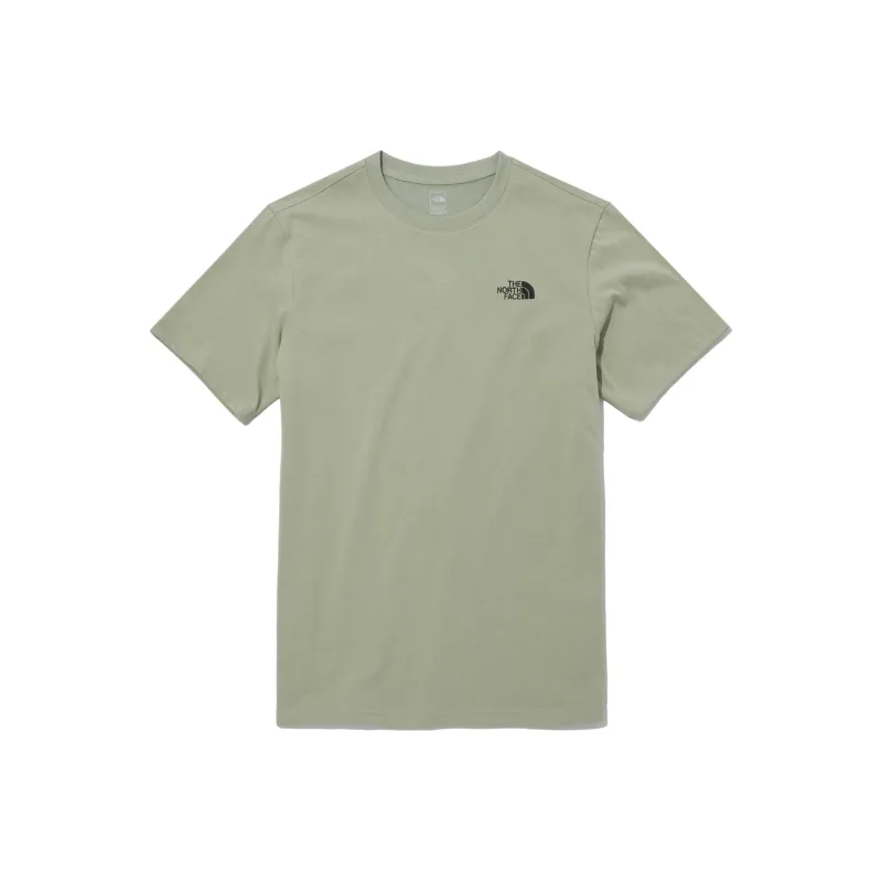 THE NORTH FACE T Shirts Men Olive Green-0