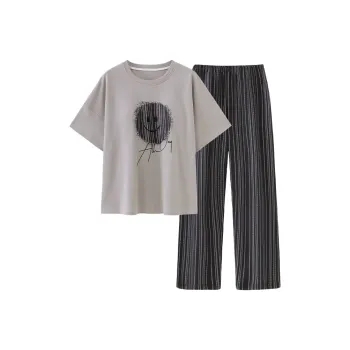 XIAFENYAN Pajama Set Women's Gray