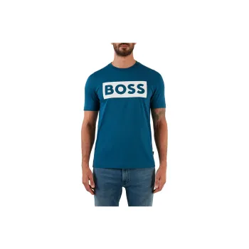 HUGO BOSS T-Shirts Men Peacock Blue
