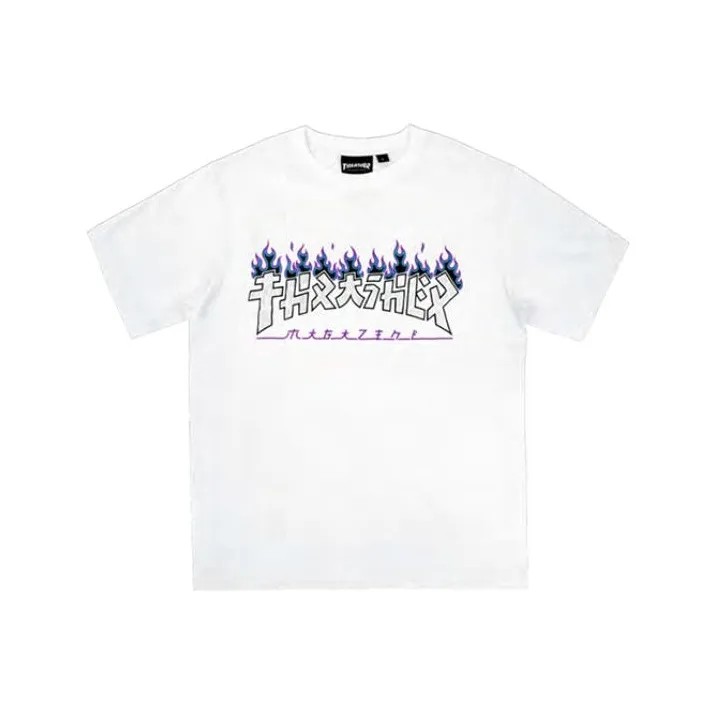 Thrasher T Shirt Japan Version Unisex White-0