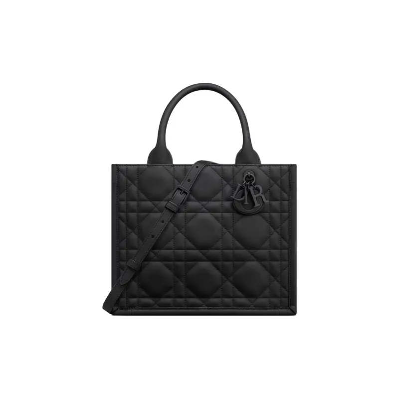 DIOR BookTote Calfskin Tote Bag, Shopping Bag, Shoulder Bag, Crossbody Bag, Handbag Trumpets Women's Black-0