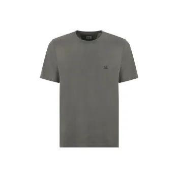 C.P.Company Logo-Embroidered Short-Sleeved T-Shirt