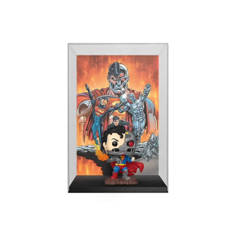 Funko DC Comic Cover Semi Mechanical Superman Chibi Figures-0
