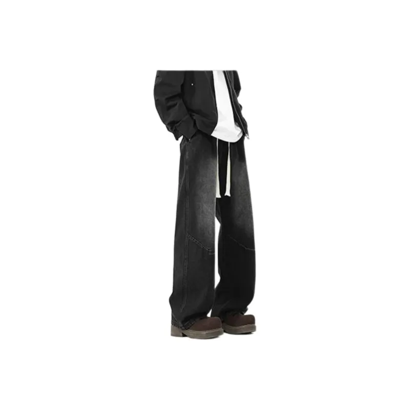 BEAR UNION Jeans Unisex Black Gray Color-3