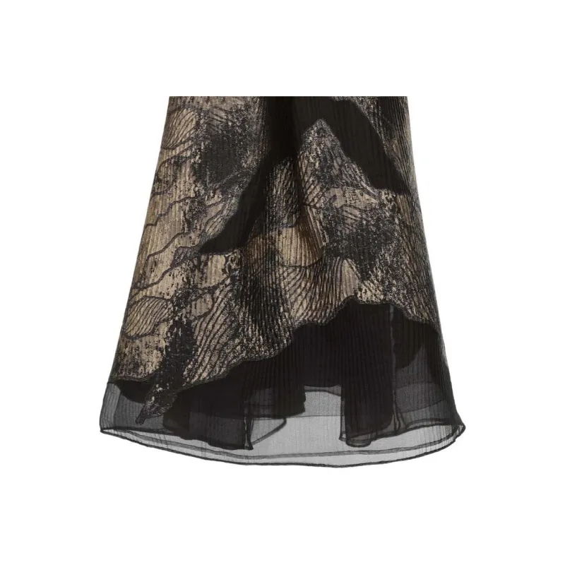 ELIE SAAB Contrast-panel Maxi Dress-4