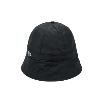 New Era Nylon Bucket Hats Unisex Black