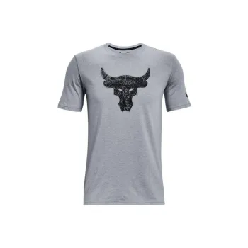 Under Armour Project Rock T Shirt Men's Gray