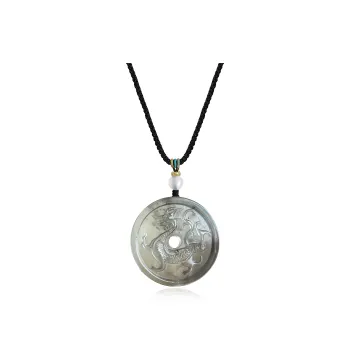JIAOSHIYU Serpentine Jade Necklaces Unisex