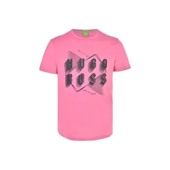 HUGO BOSS T-Shirts Men Rose Red
