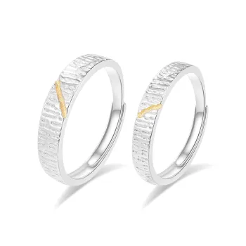 Cuz Strange Intention Zircon Rings Unisex
