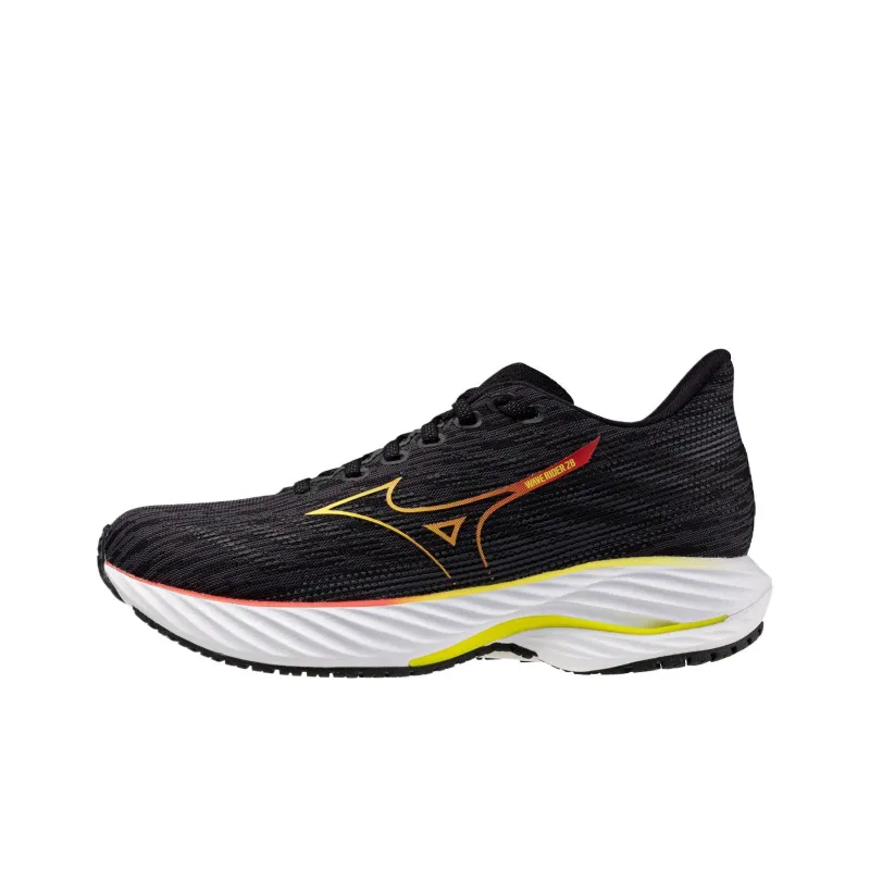 Mizuno Wave Rider 28 Low Top Running Shoes Unisex Black-0