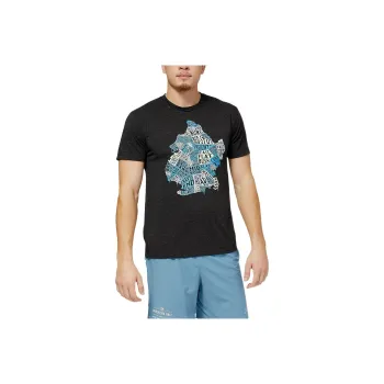 New Balance RBC Brooklyn Half T-Shirts Men Black