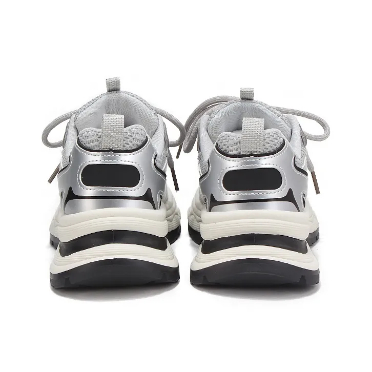 Yobn Durable Breathable Lightweight Low Top Chunky Sneakers Women's-4