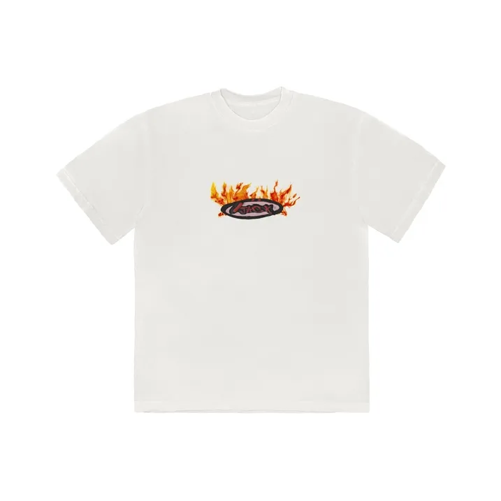 Travis Scott Cactus Jack Flame T shirt-0