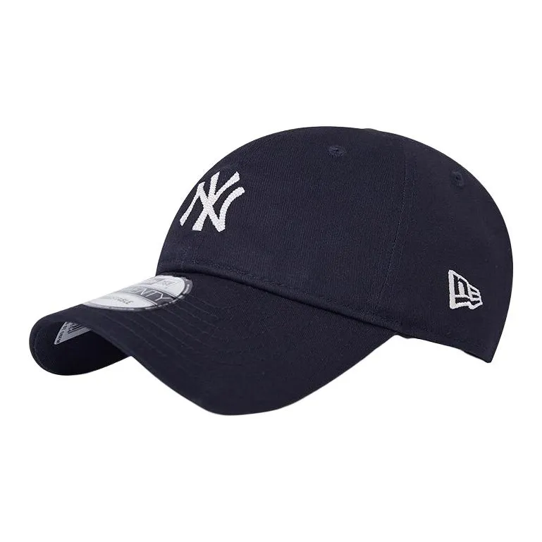 New Era Cotton Baseball Caps Unisex Navy Blue-0