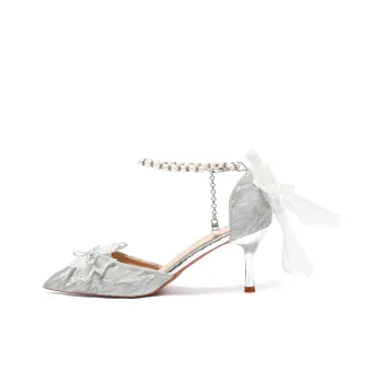 Be Good High Heels Women's Silver