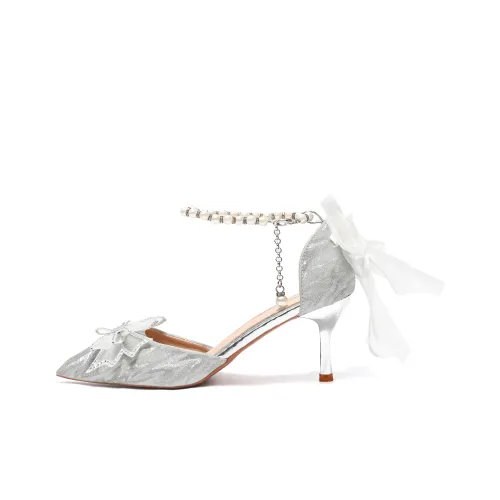 Be Good High Heels Women's Silver