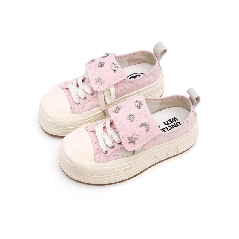 UNCLEWEN Low Top Skateboard Shoes Women's-7