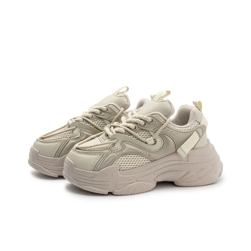 Snow Know The Answer SKTA Durable Breathable Lightweight Low Top Couple Chunky Sneakers Unisex-8