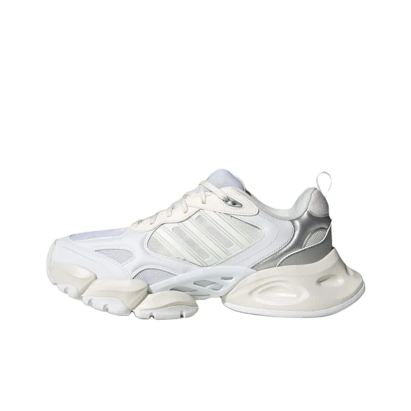 Adidas XLG Anti Slip Wear Resistant Low Top Casual Running Shoes Unisex White-0