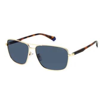 Polaroid PC Aviator Sunglasses Men's Gold