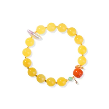 The Call Of The Heart Amber Beeswax Bracelets Unisex