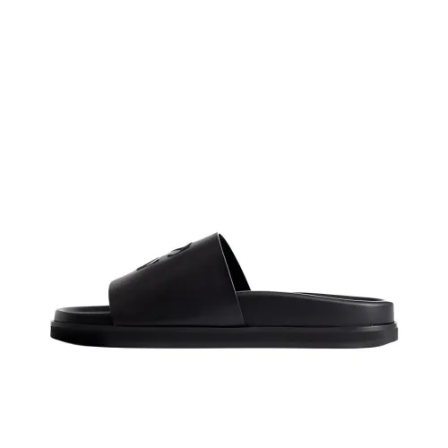 OFF WHITE Rubber Sole Slide Slippers Men's Black